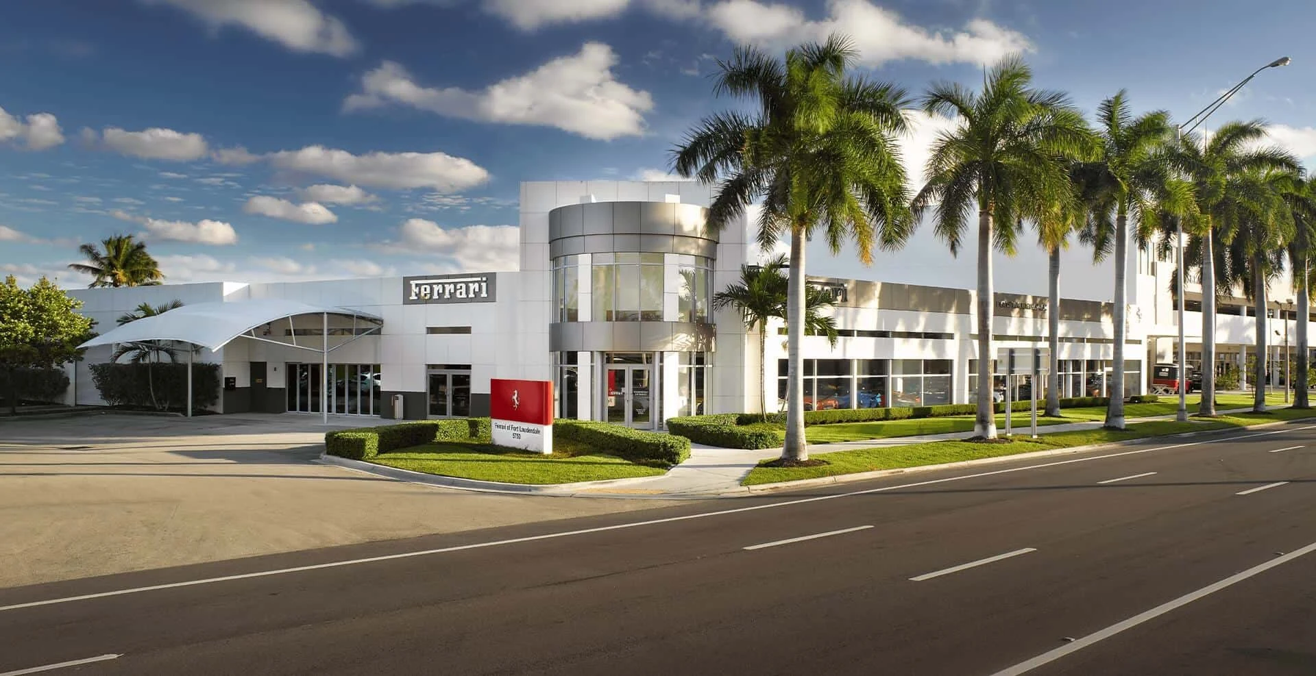 Ferrari of Fort Lauderdale dealership on North Federal Highway