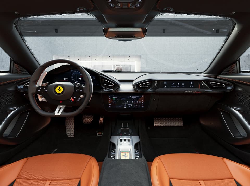 Ferrari interior featured on the official Ferrari of Salt Lake City website
