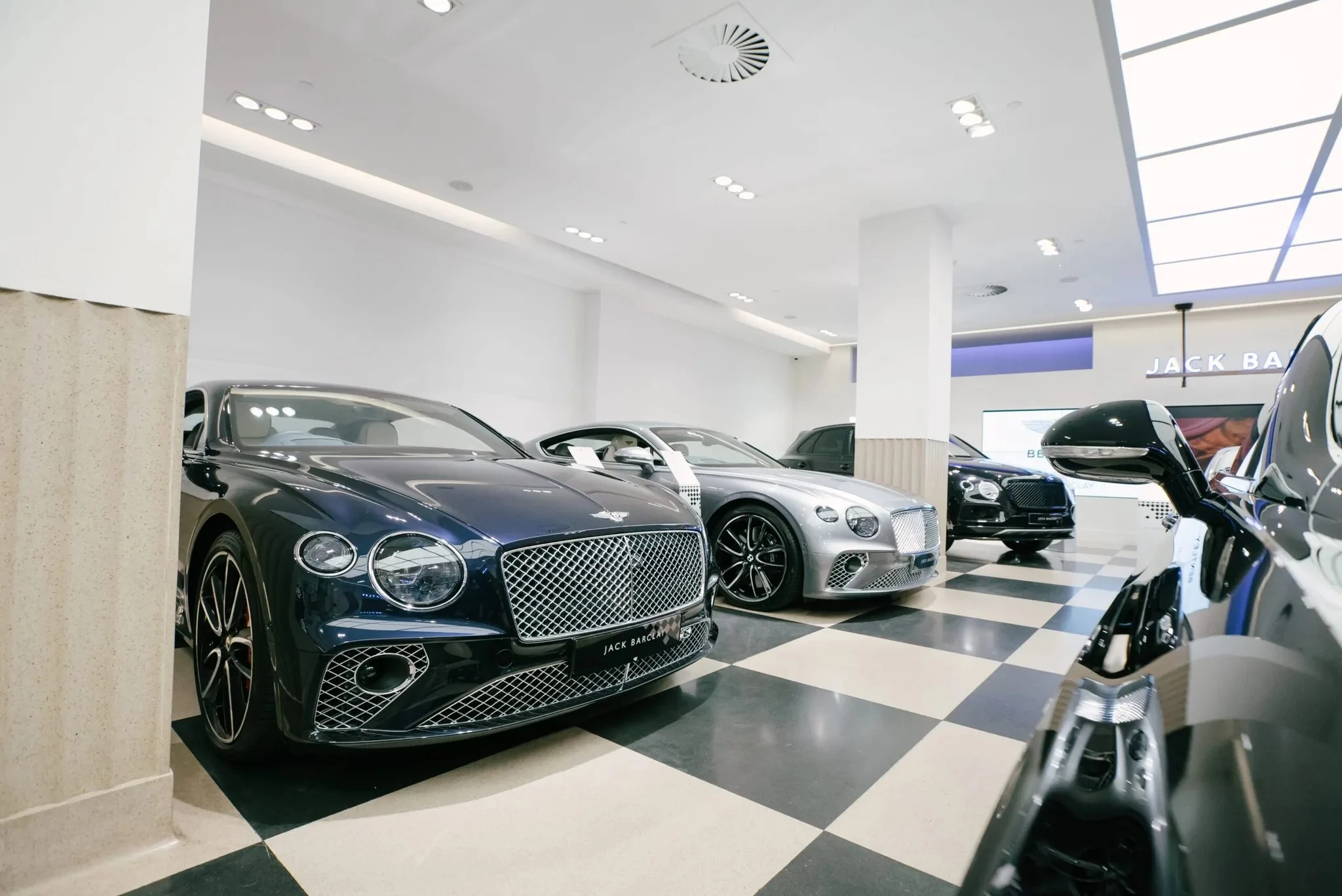 Jack Barclay Bentley showroom, part of the H.R. Owen group.