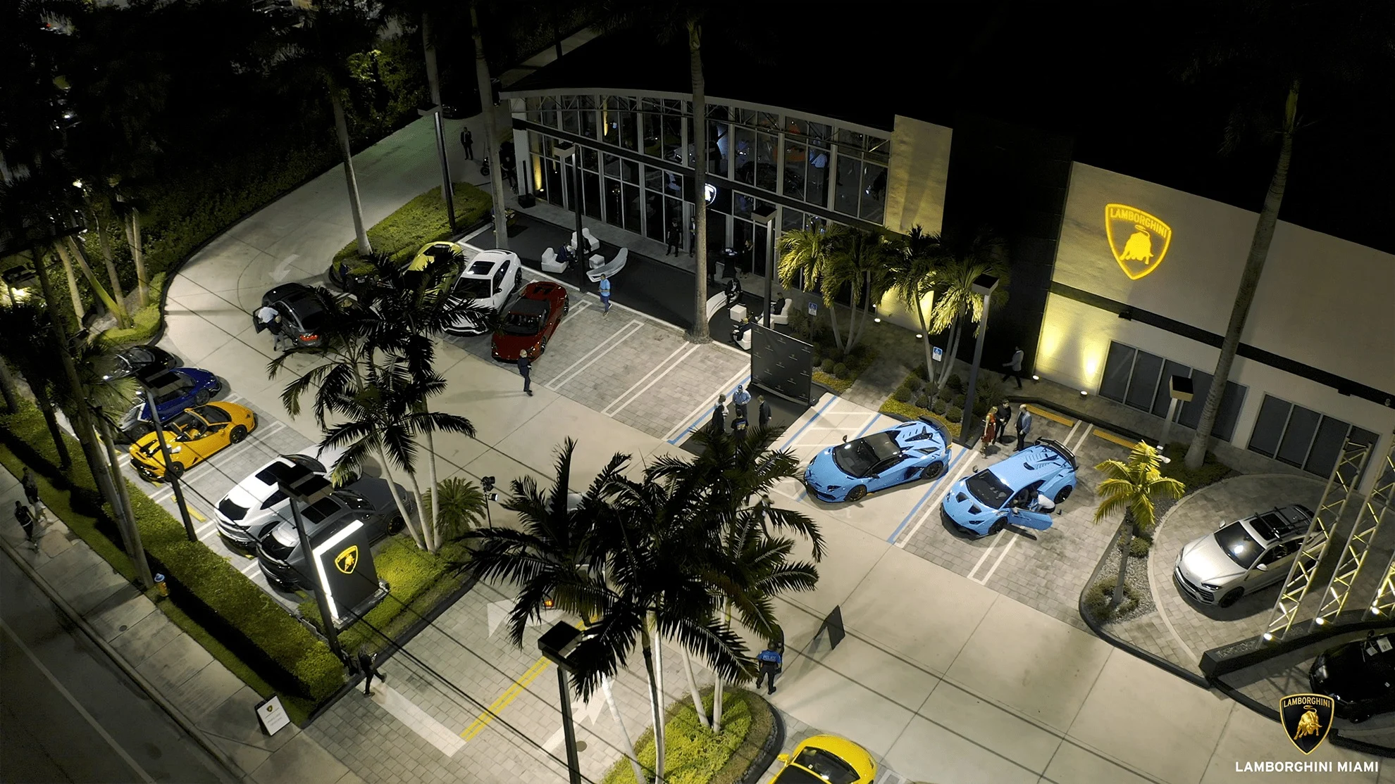 Automotive presentation by Lamborghini Miami.