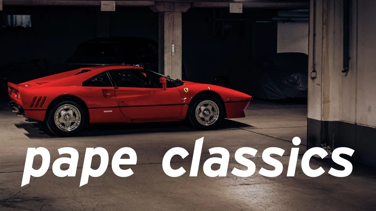 Automotive presentation by Pape Classics.