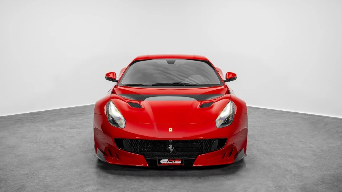 Seller photograph: Ferrari F12tdf Rosso Corsa metallic