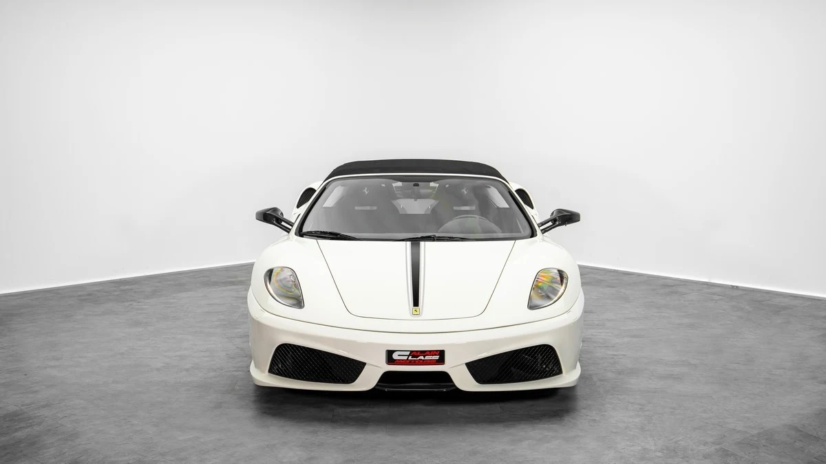 Seller photograph: Ferrari Scuderia Spider 16M Bianco Avus