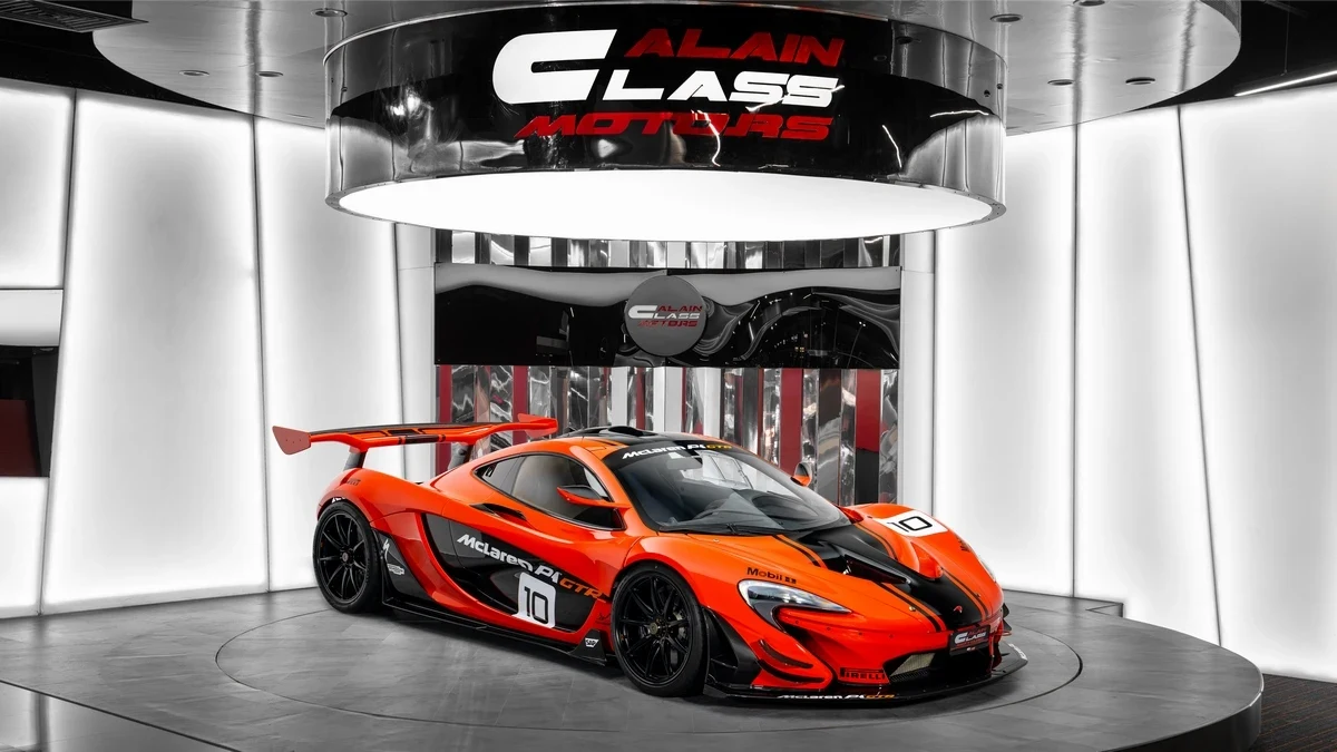 Seller photograph: McLaren P1 GTR Red / Black