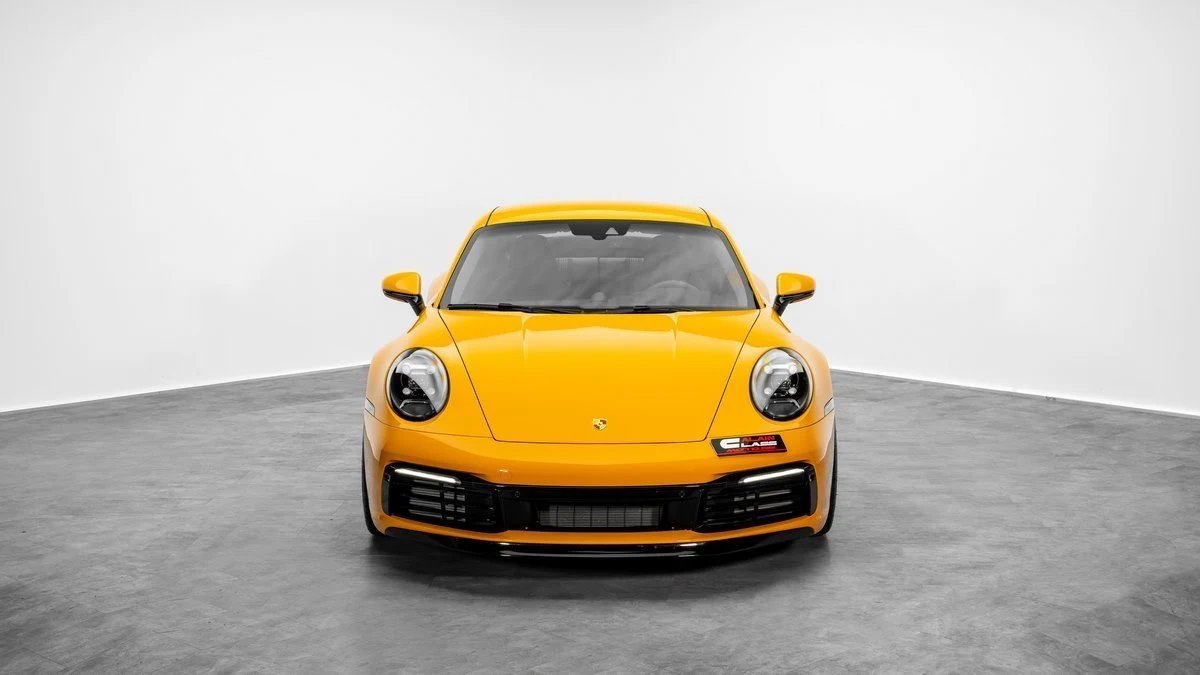 Seller photograph: Porsche 911 Carrera T (992) Bahama Yellow