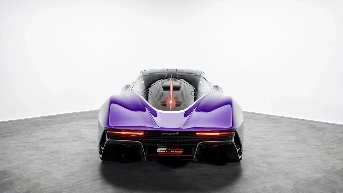Seller photograph: McLaren Speedtail Purple