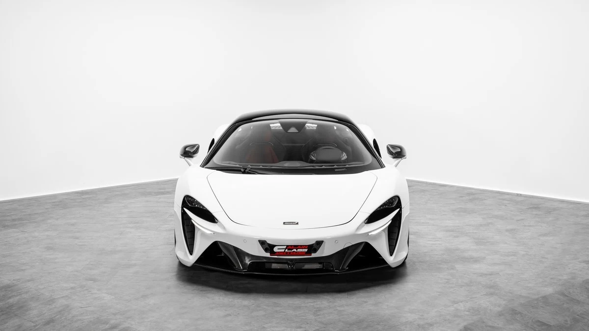 Seller photograph: McLaren Artura Silica White