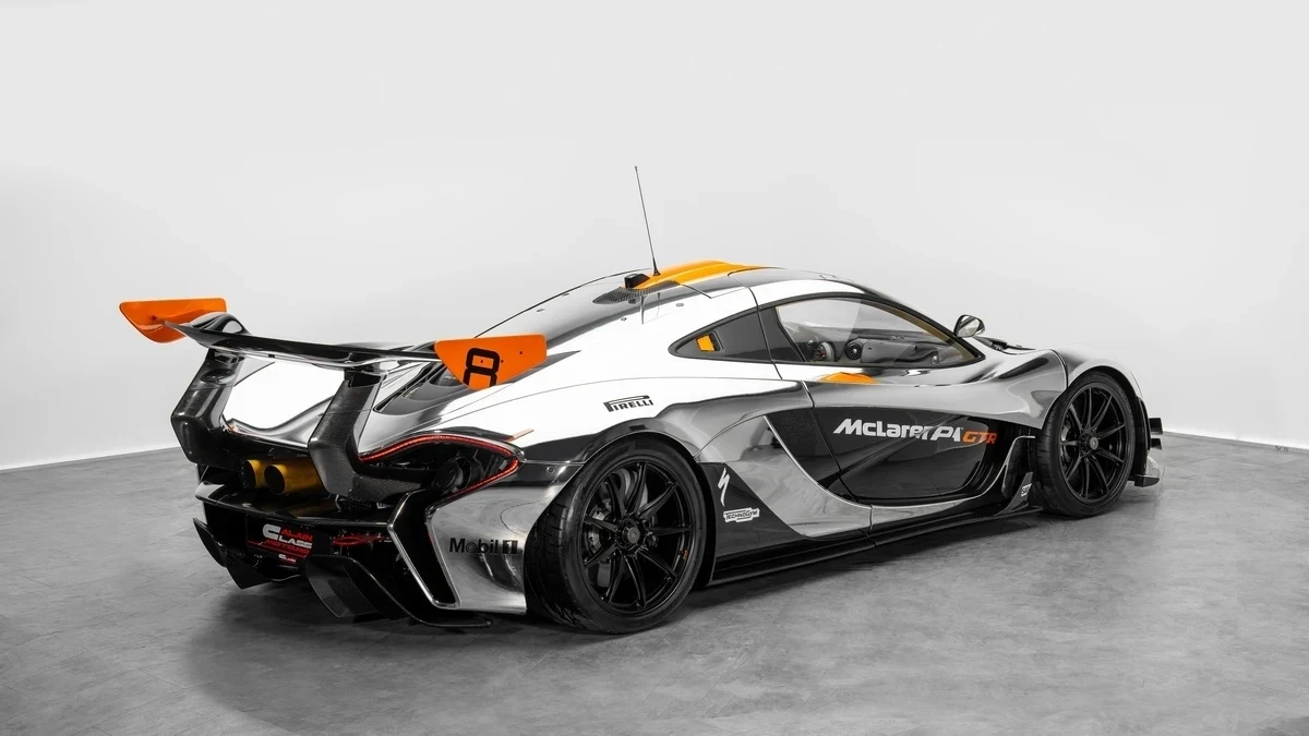 2015 McLaren P1 GTR for sale, exterior, Chrome | Black | Orange