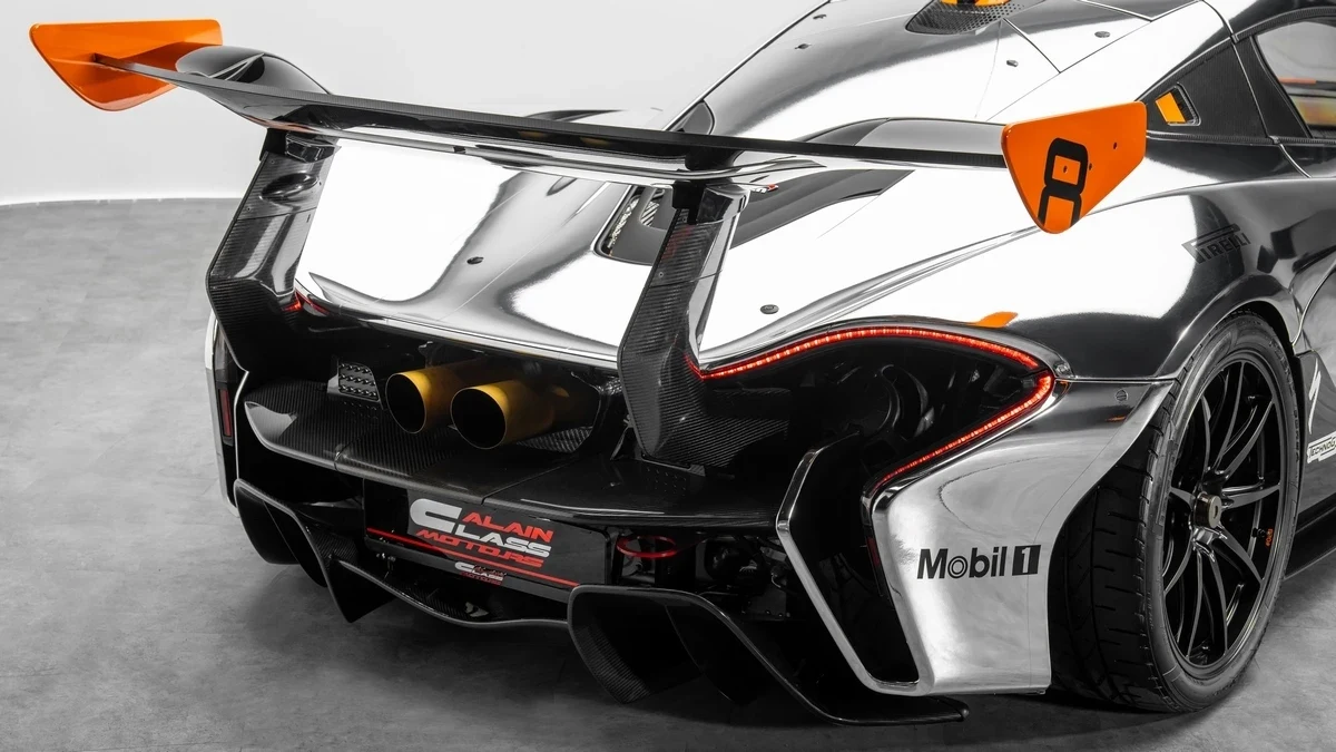 2015 McLaren P1 GTR for sale, exterior, Chrome | Black | Orange