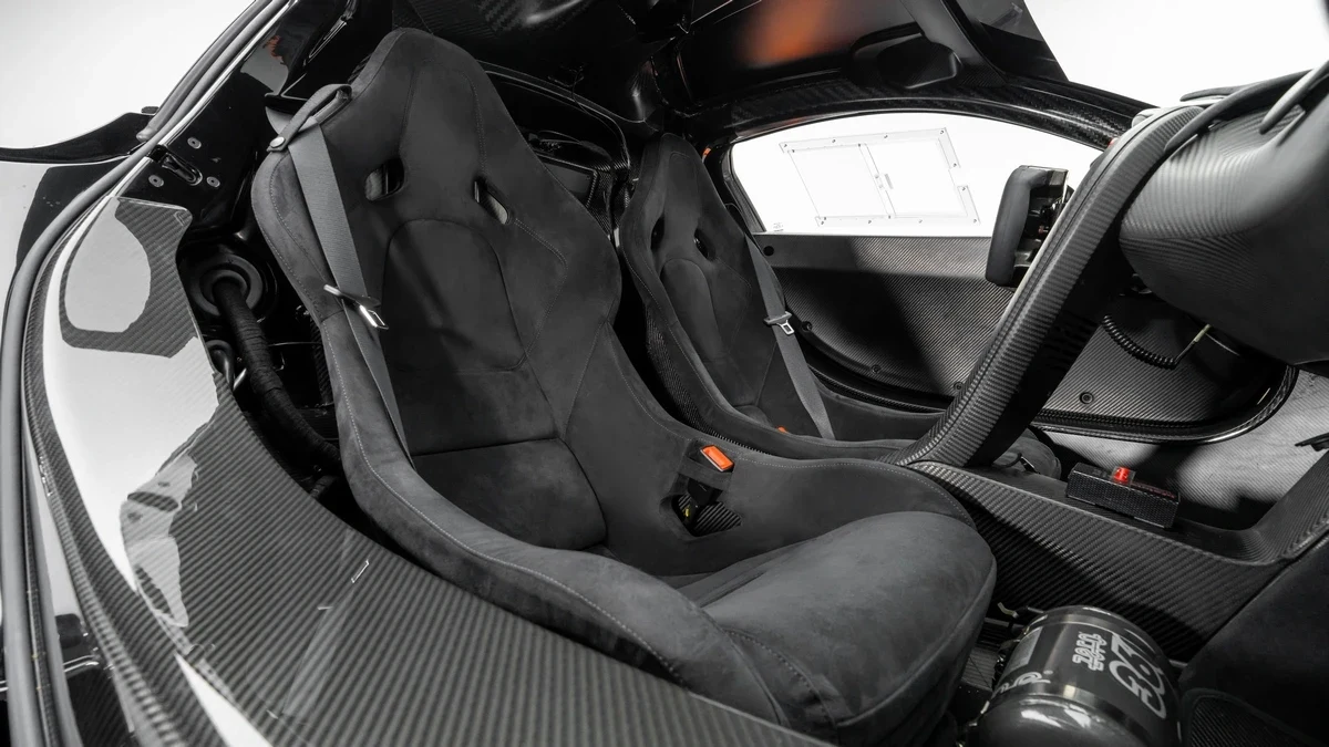 2015 McLaren P1 GTR interior, seats, Black
