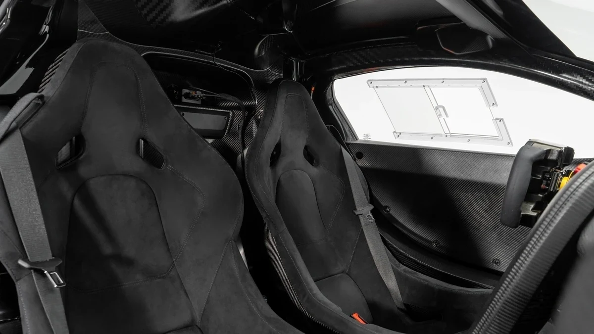 2015 McLaren P1 GTR interior, seats, Black