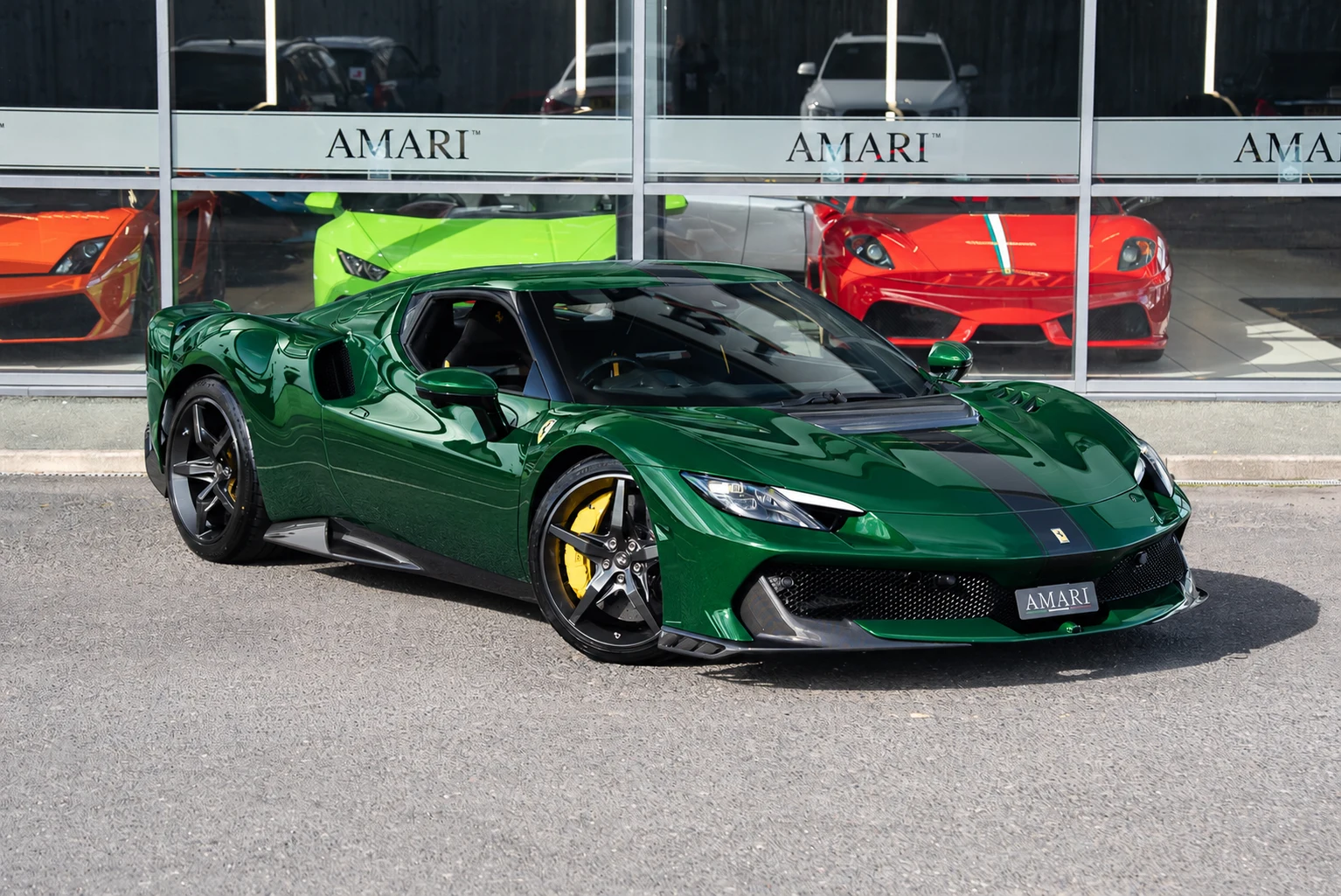 Seller photograph: Ferrari 296 Speciale Verde Nurburgring