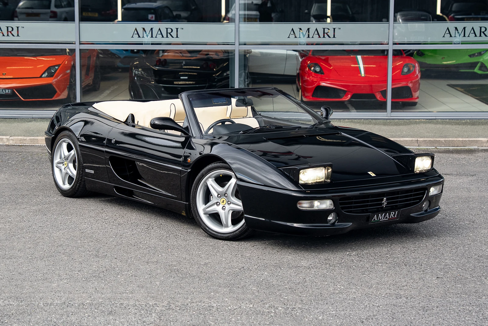 Seller photograph: Ferrari F355 Spider F1 Nero DS