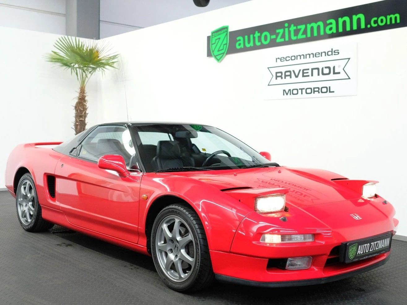 Formula Red Honda NSX, full front three-quarter view