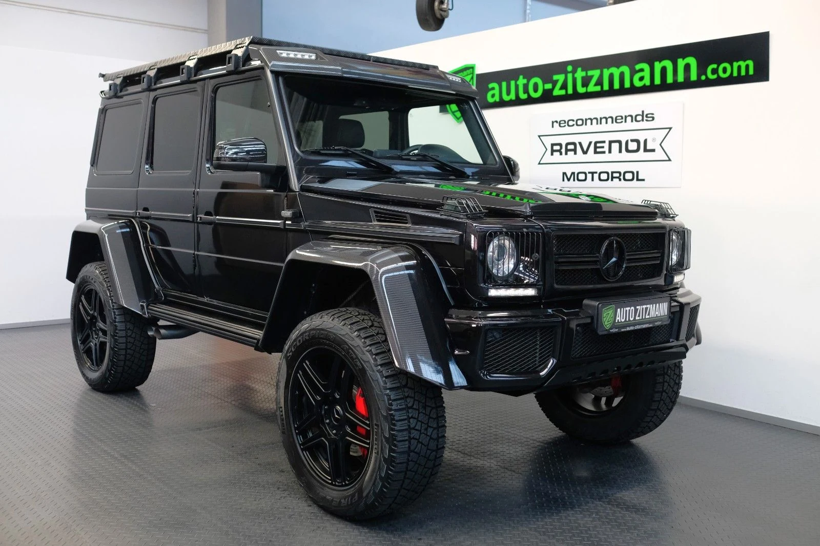Mercedes-Benz G 500 4x4², exterior view of the entire car