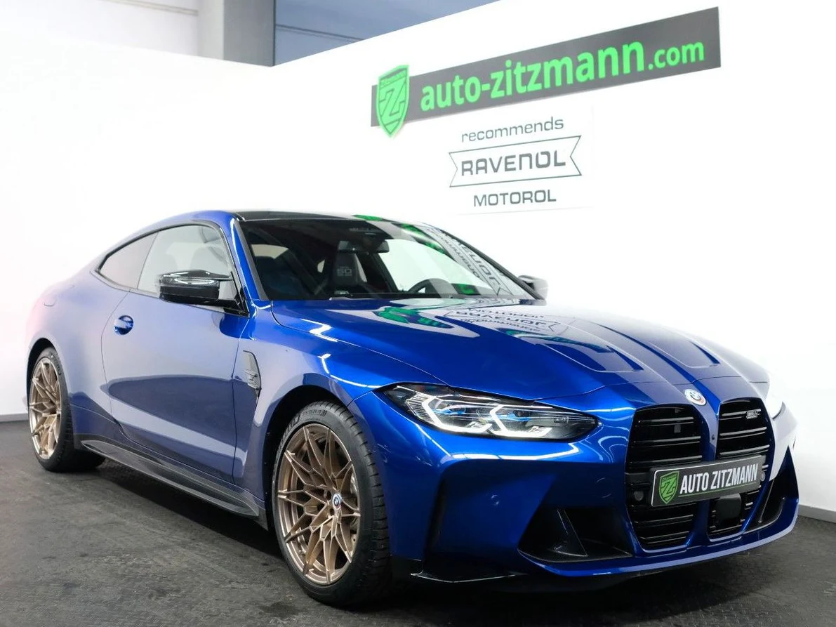 BMW M4 Competition Coupe 50 Jahre, exterior view of the entire car