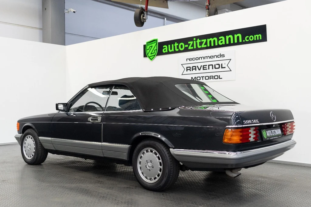 Mercedes-Benz 500 SEC convertible conversion, 9/10