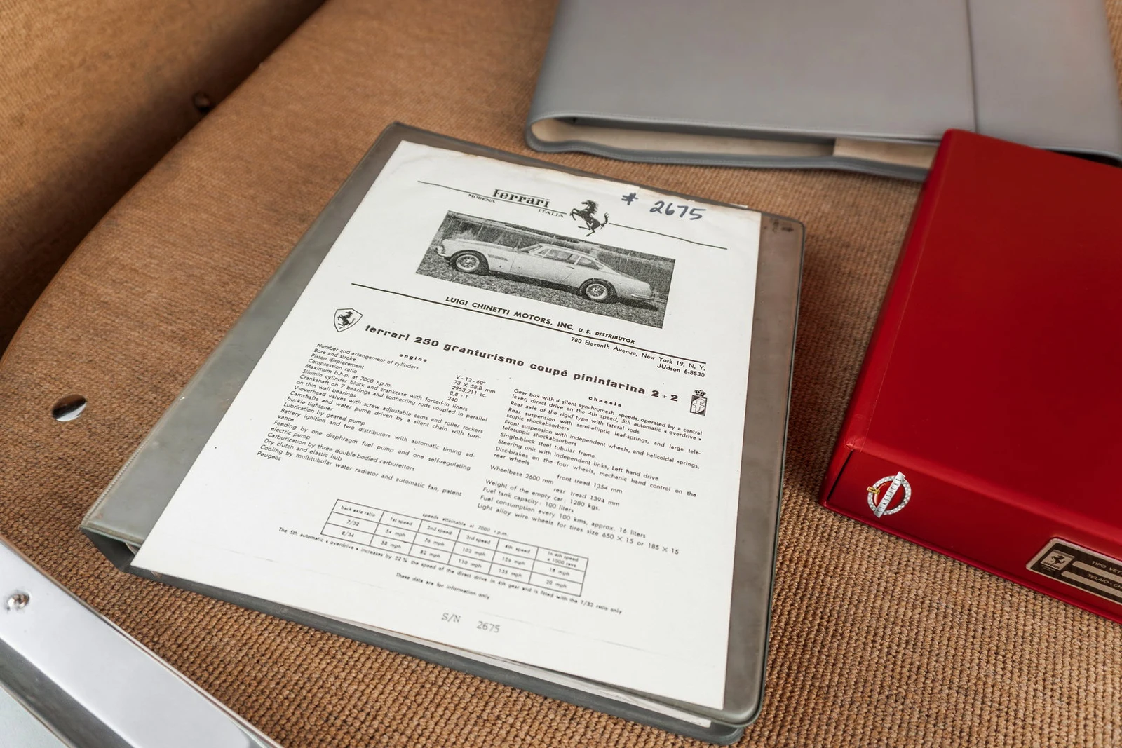 1961 Ferrari 250 GT/E 2+2, 8/10