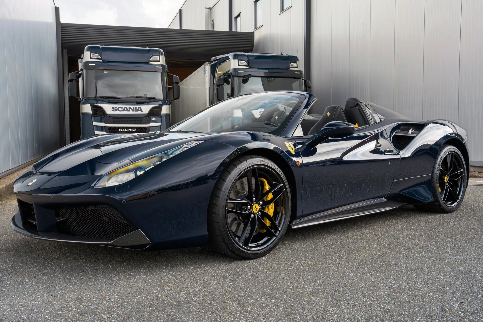 Ferrari 488 Spider · Blu Pozzi · Bernards Exclusives