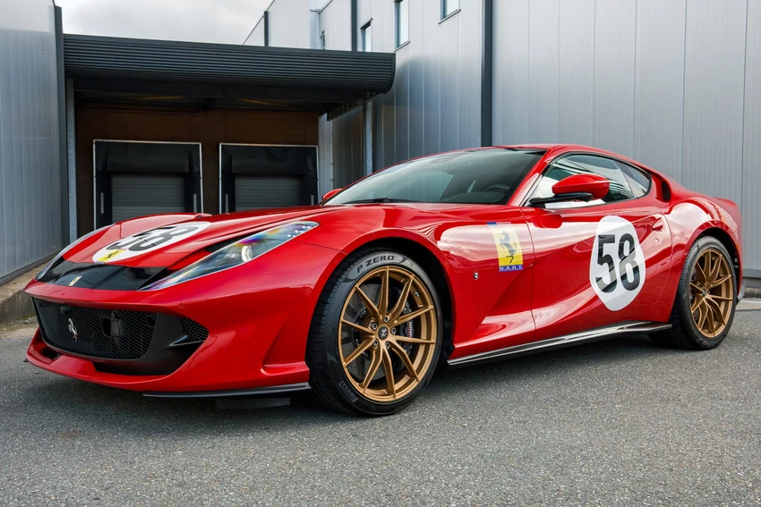 Ferrari 812 Superfast Tailor Made NART Tribute · Rosso Formula F1 2007 with NART livery · Bernards Exclusives