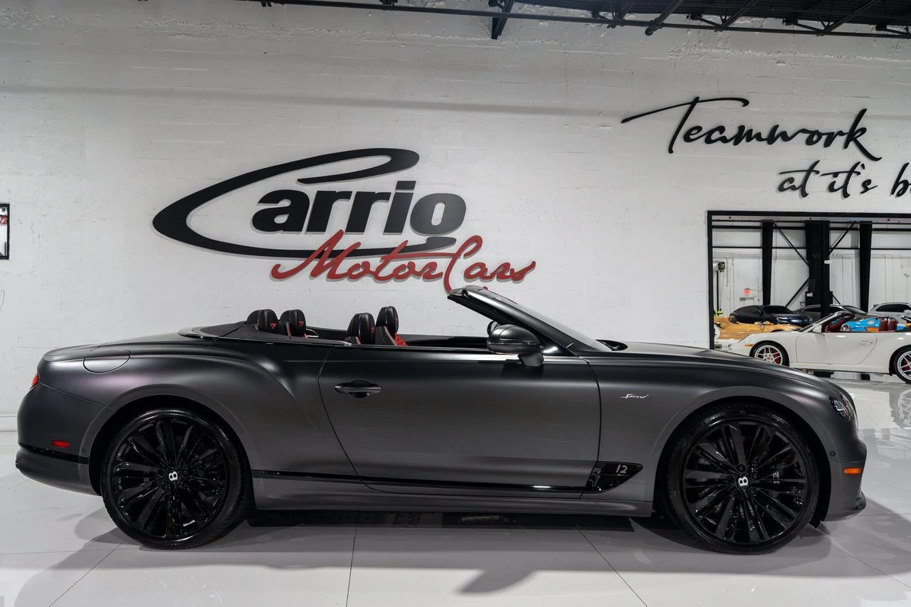 2022 Bentley Continental GTC Speed (3rd Generation), 8/20