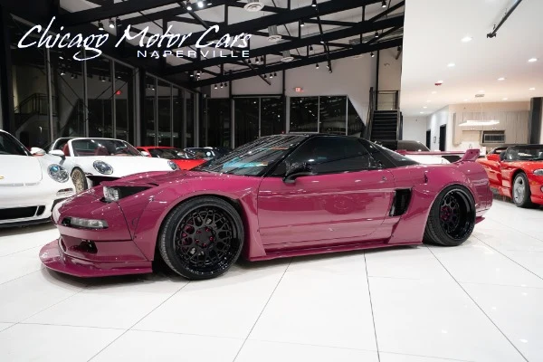 Acura NSX ScienceofSpeed Twin Turbo Liberty Walk photographed at Chicago Motor Cars