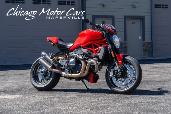 Ducati Monster 1200 R photographed at Chicago Motor Cars