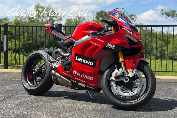Ducati Panigale V4 S Bagnaia photographed at Chicago Motor Cars