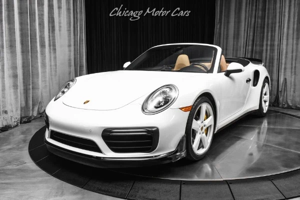 Porsche 911 Turbo S Cabriolet (991.2) photographed at Chicago Motor Cars