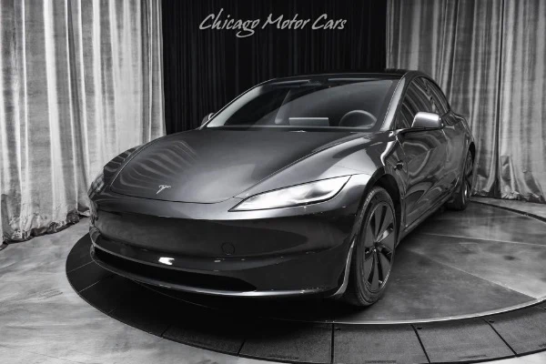 Tesla Model 3 Long Range RWD photographed at Chicago Motor Cars