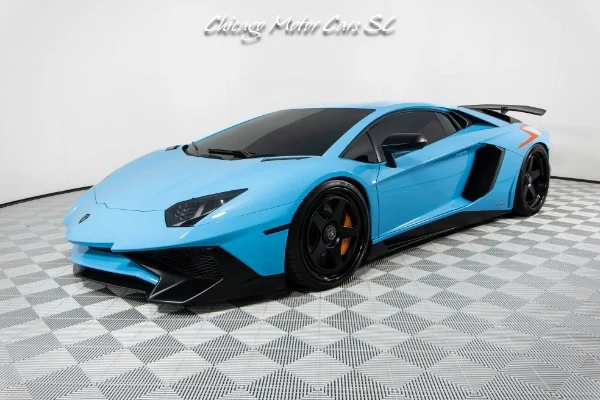 2017 Lamborghini Aventador SV photographed at Chicago Motor Cars