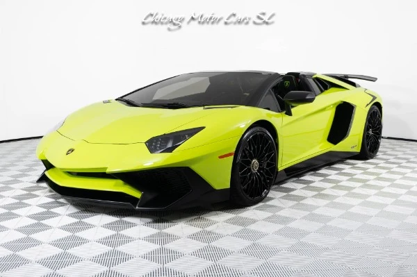 2016 Lamborghini Aventador SV Roadster photographed at Chicago Motor Cars
