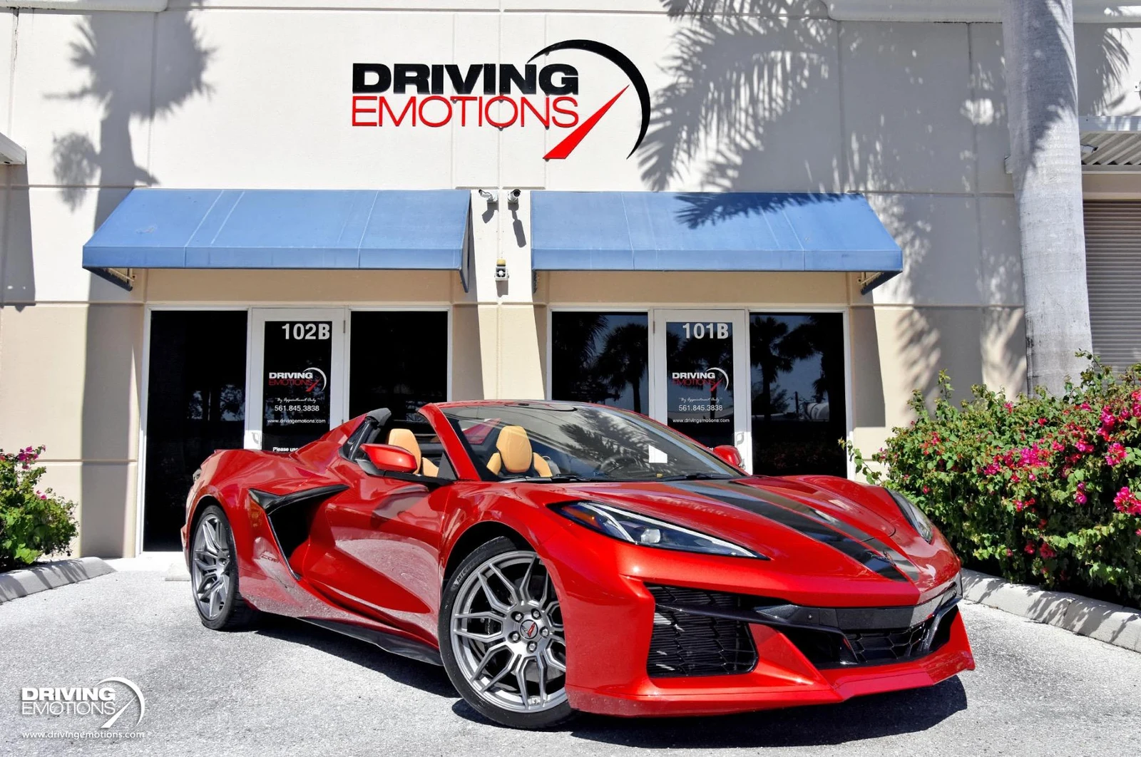 Chevrolet Corvette Z06 Convertible 3LZ (C8) · Red Mist Metallic Tintcoat · Driving Emotions