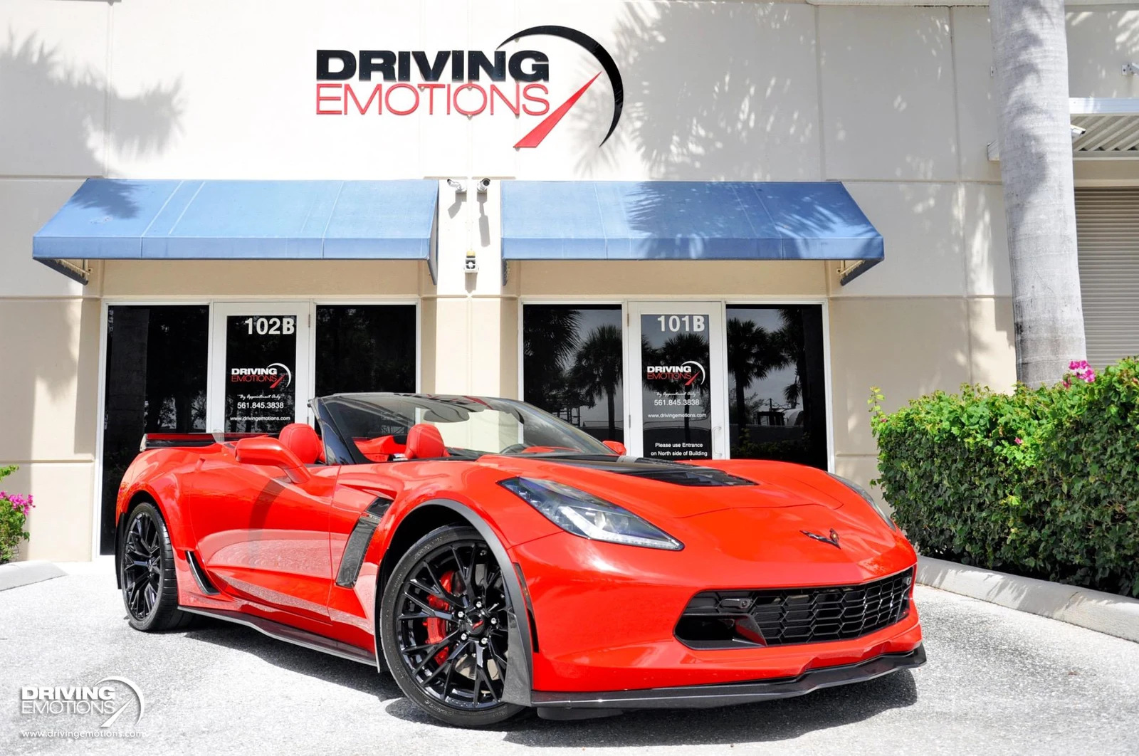 Chevrolet Corvette Z06 Convertible 3LZ (C7) · Torch Red · Driving Emotions