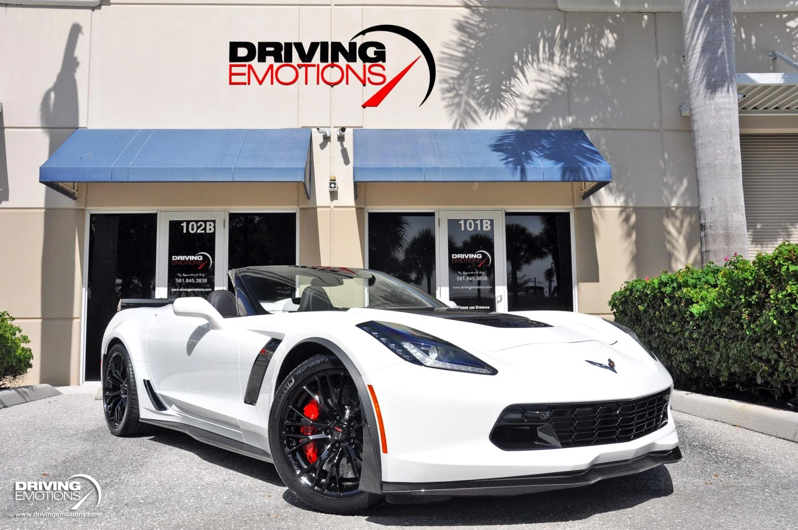 Chevrolet Corvette Z06 Convertible 3LZ (C7) · Arctic White · Driving Emotions