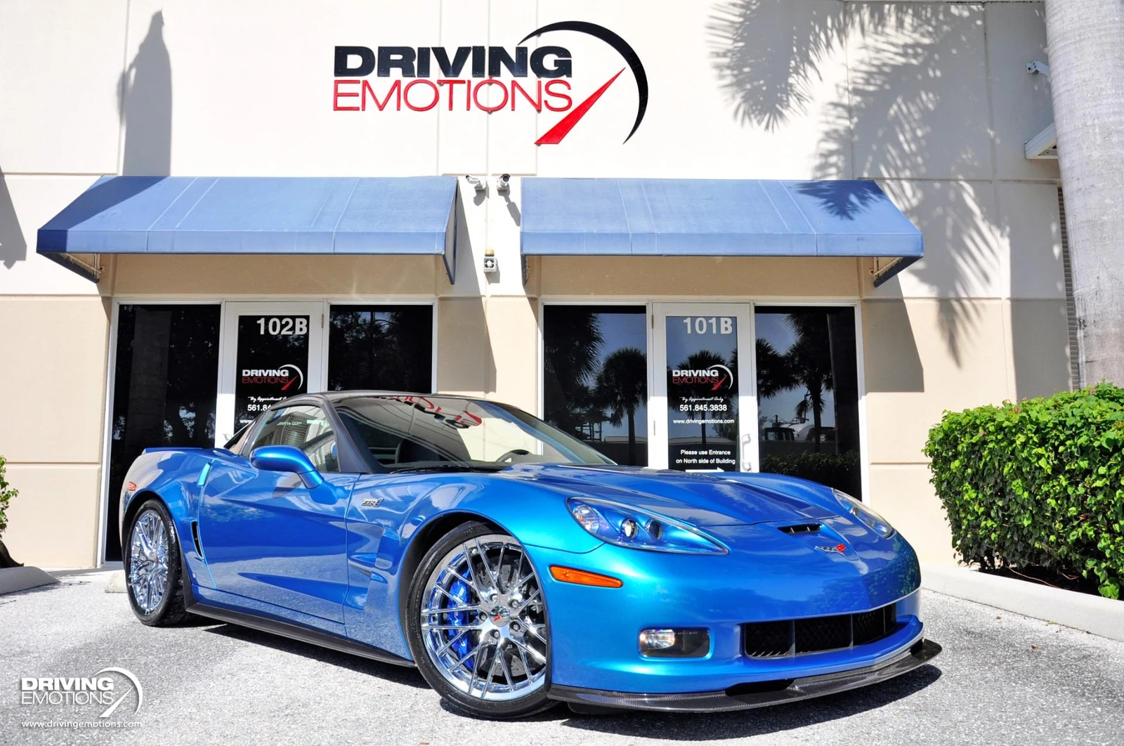 Chevrolet Corvette ZR1 3ZR (C6) · Jetstream Blue Metallic Tintcoat · Driving Emotions