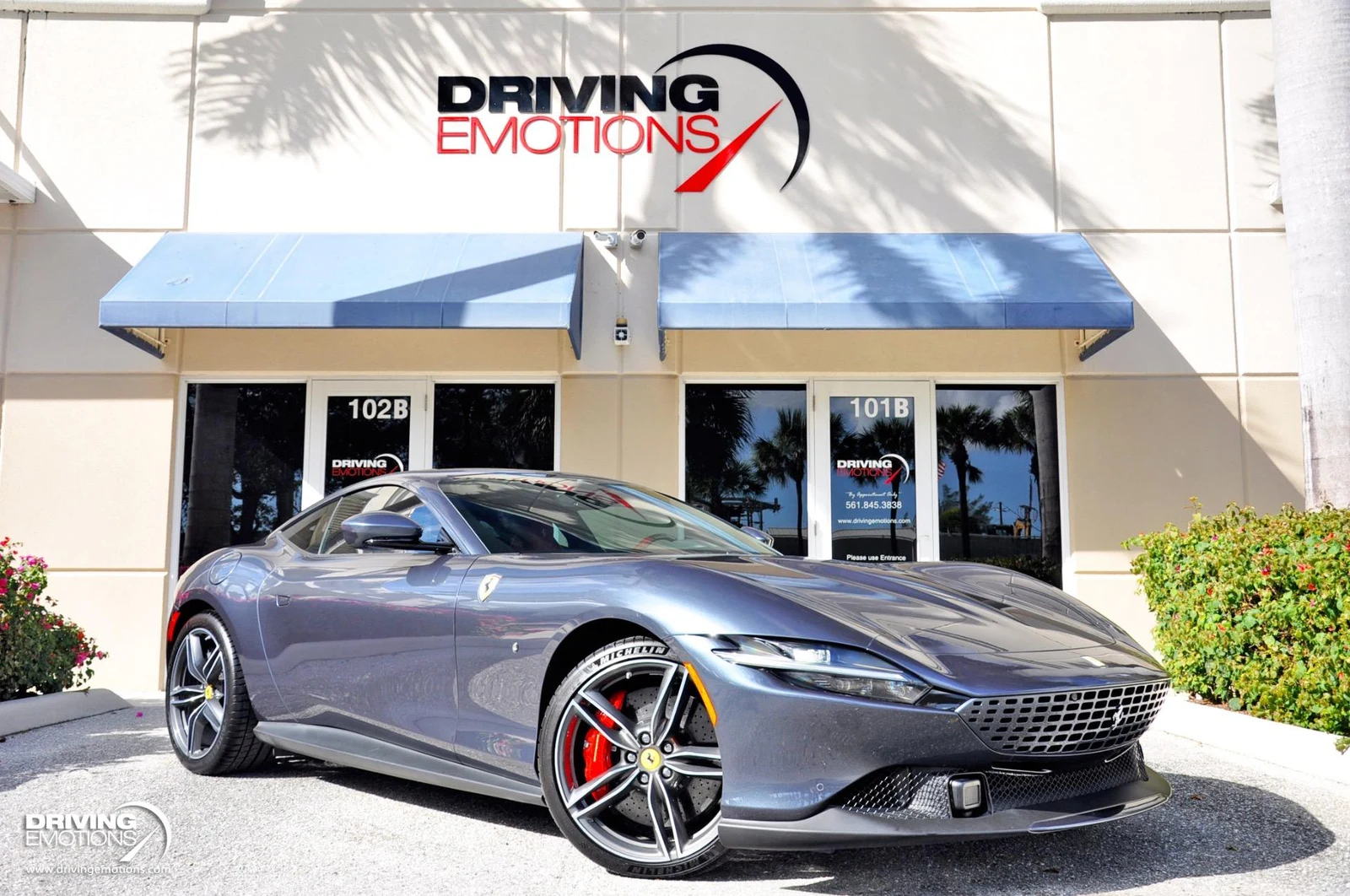 Ferrari Roma · Blu Roma · Driving Emotions