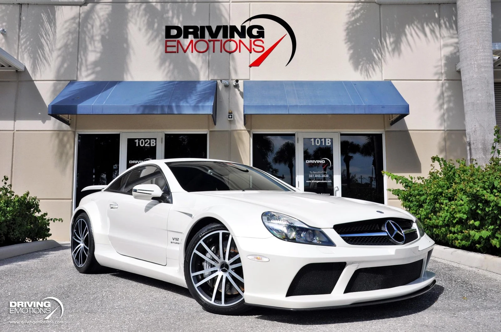 Mercedes-Benz SL 65 AMG Black Series (R230) · Diamond White Metallic · Driving Emotions