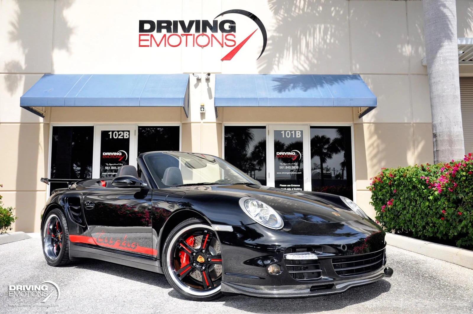Porsche 911 Turbo Cabriolet Champion Werks 1 · black · Driving Emotions