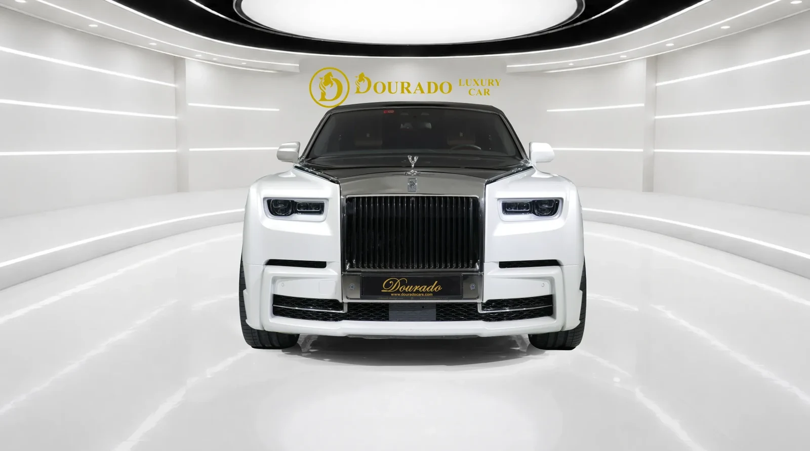 2021 Rolls-Royce Phantom SPOFEC / NOVITEC for sale, exterior, Diamond Black & English White