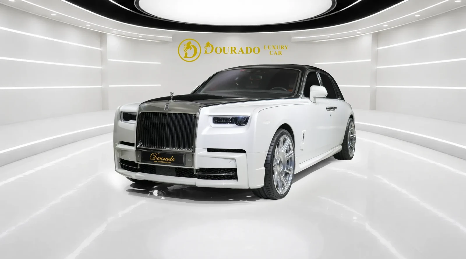 2021 Rolls-Royce Phantom SPOFEC / NOVITEC for sale, exterior, Diamond Black & English White