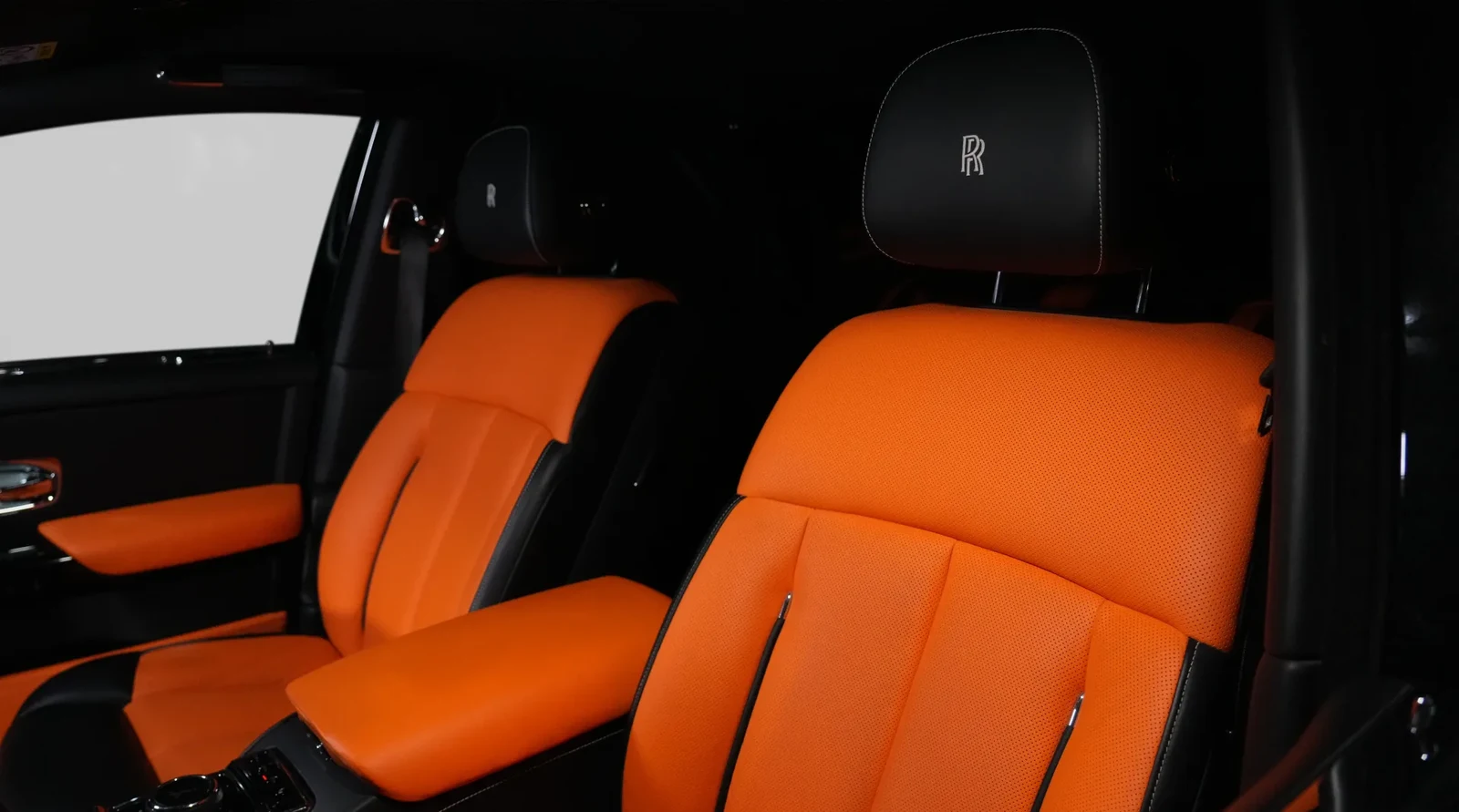 2021 Rolls-Royce Phantom SPOFEC / NOVITEC interior, seats, Mandarin & Black