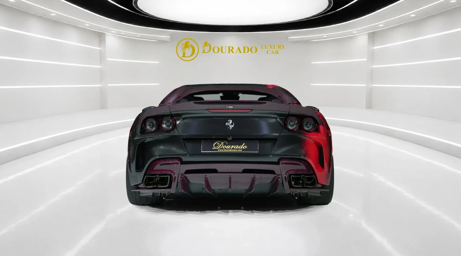 2023 Ferrari 812 GTS 8XX by Onyx Concept for sale, exterior, Nero Daytona and Rosso Corsa