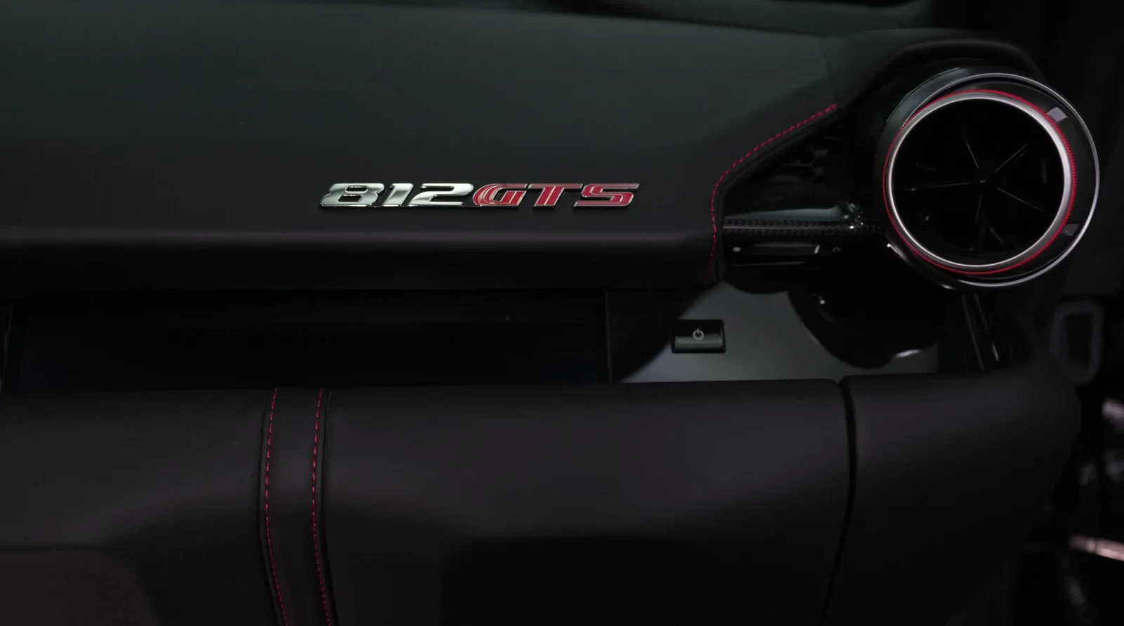 2023 Ferrari 812 GTS 8XX by Onyx Concept interior, Black & Rosso red