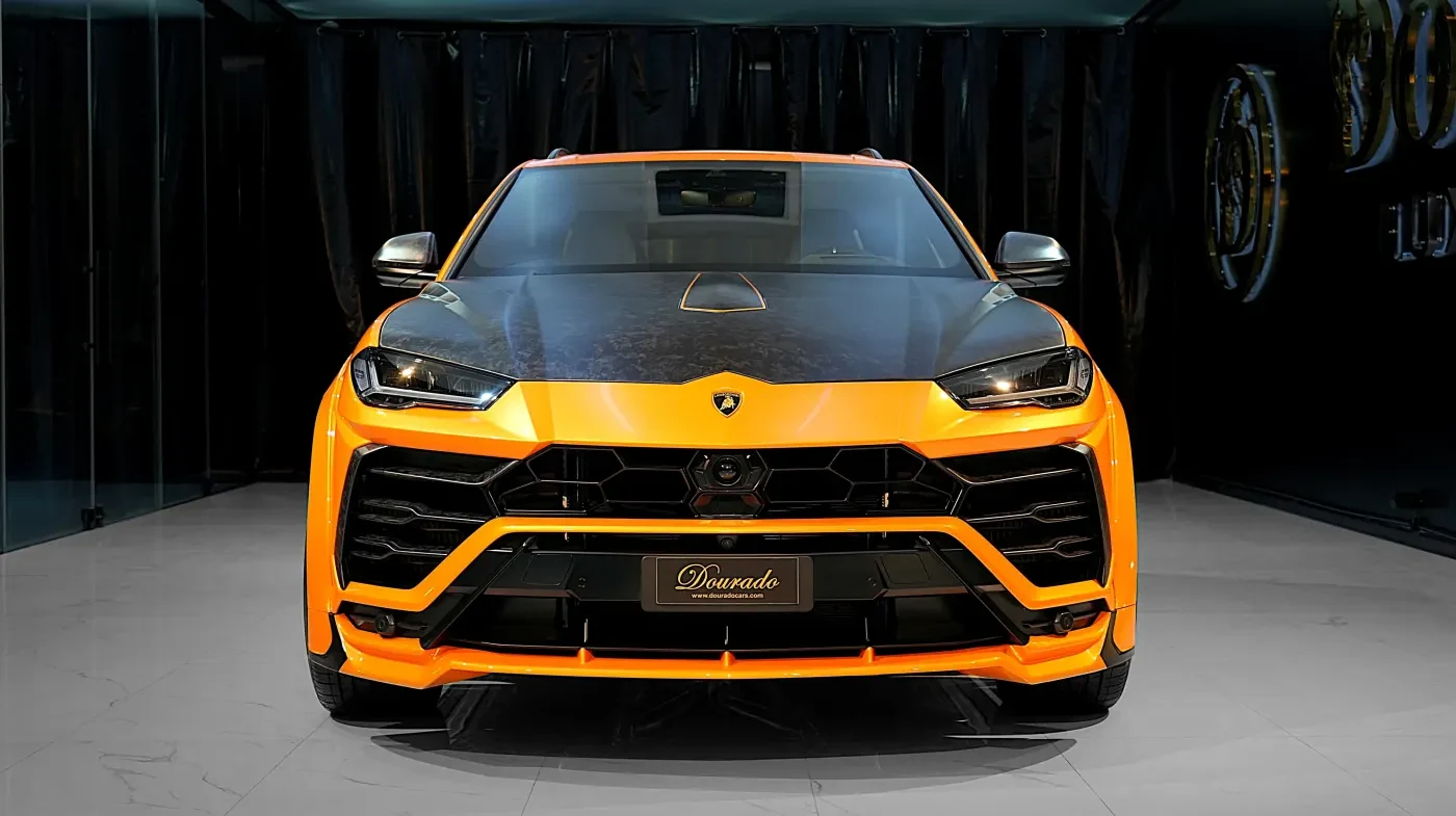 2023 Lamborghini Urus Novitec ESTESO for sale, exterior, Orange Arancio Borealis