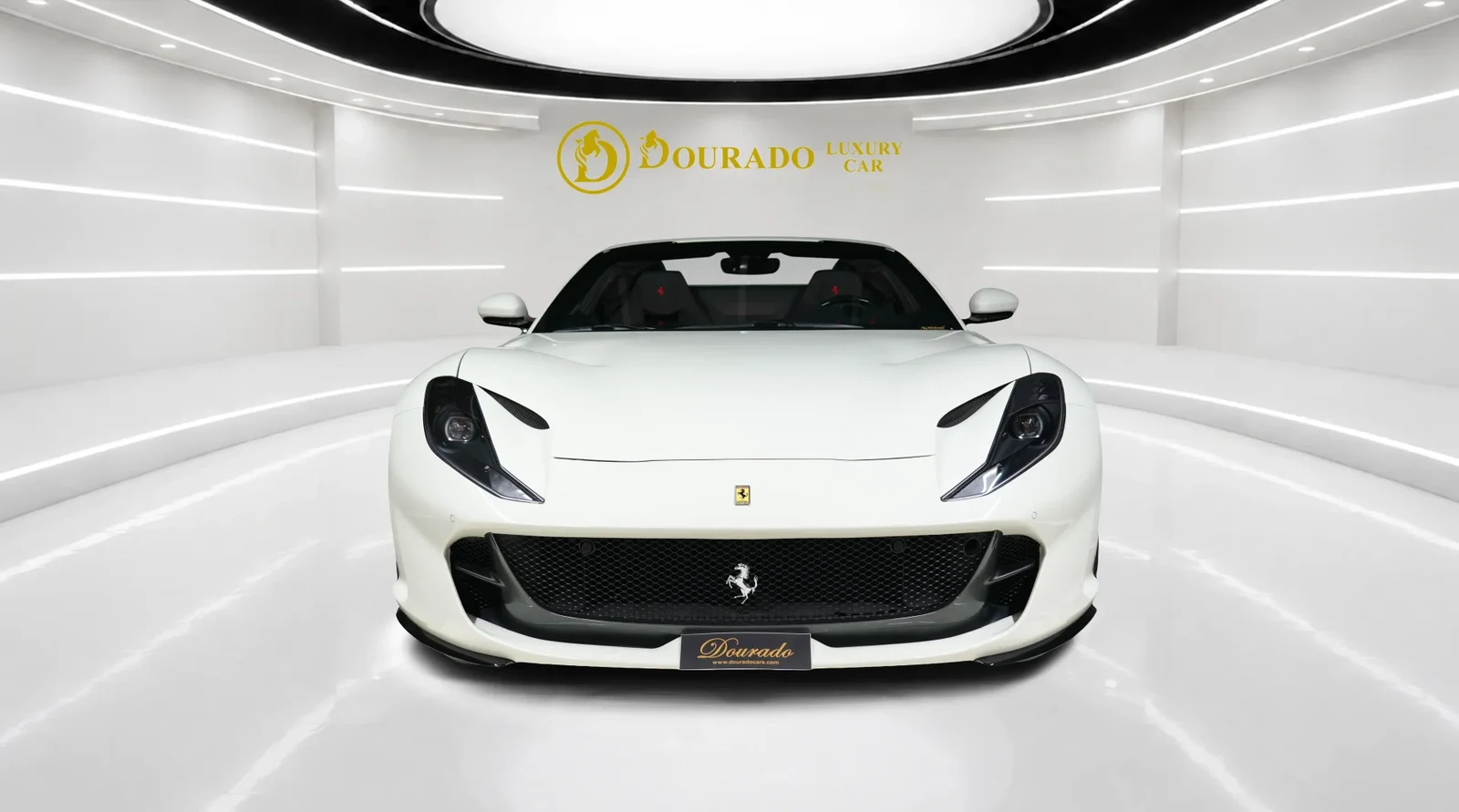 2022 Ferrari 812 GTS for sale, exterior, White (Bianco Avus)