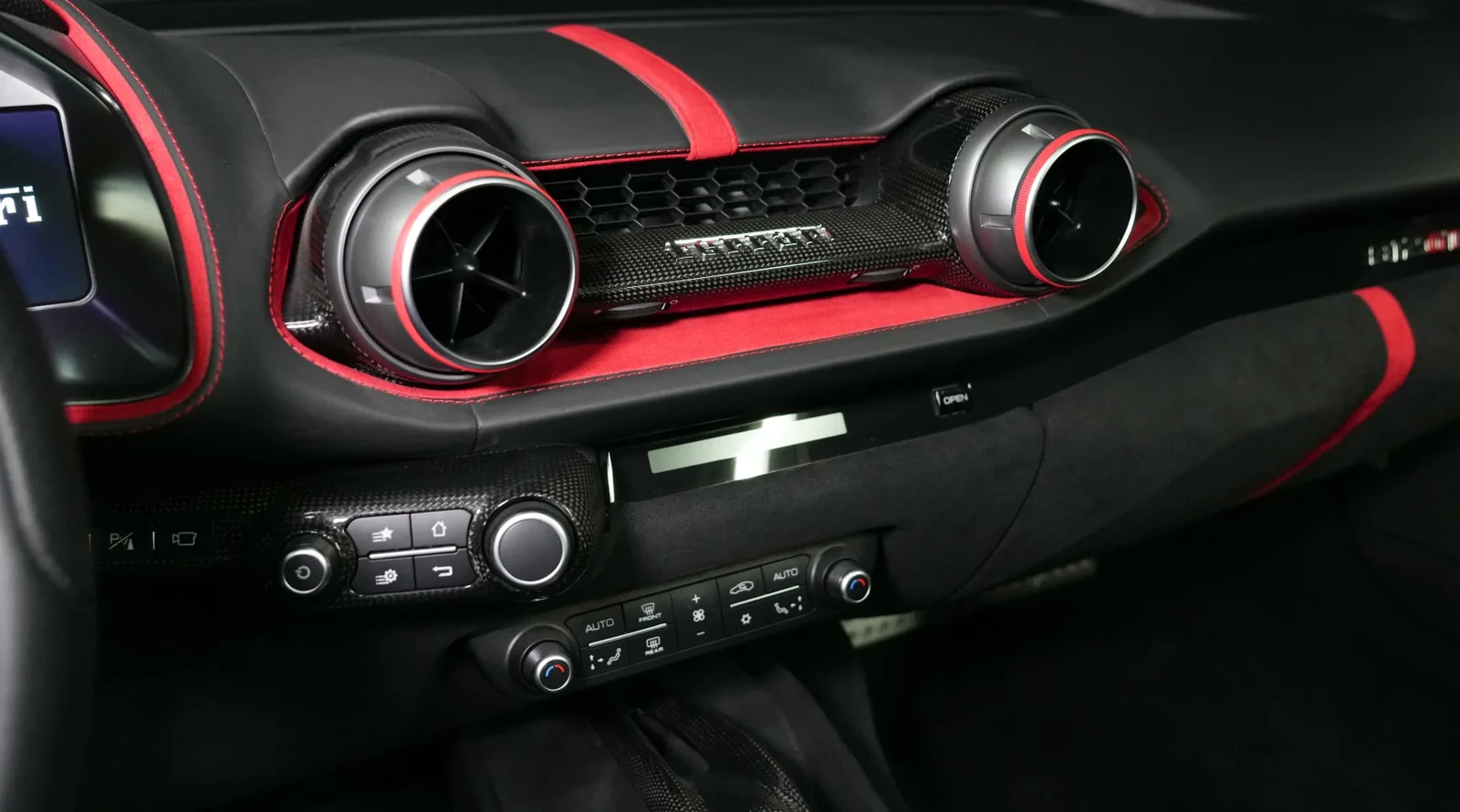 2022 Ferrari 812 GTS interior, Black