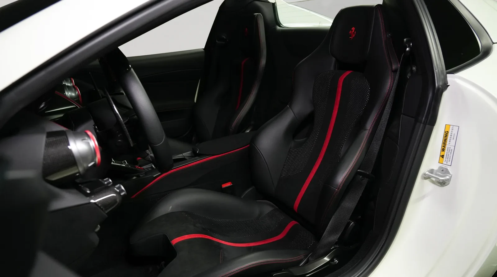 2022 Ferrari 812 GTS interior, seats, Black