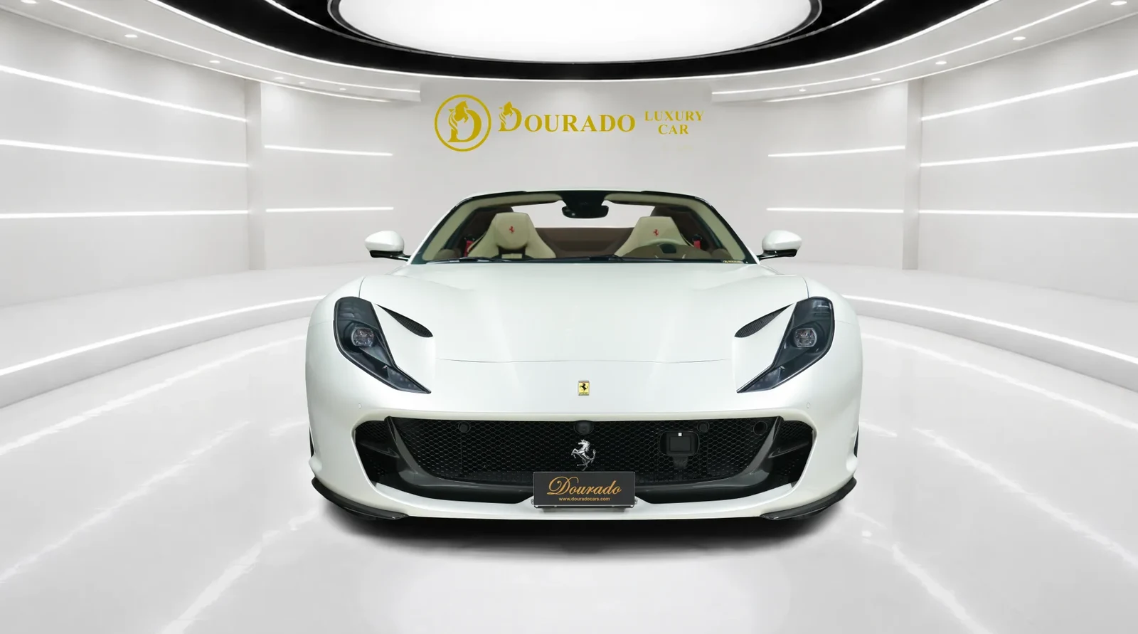 2022 Ferrari 812 GTS for sale, exterior, White (Bianco Italya)