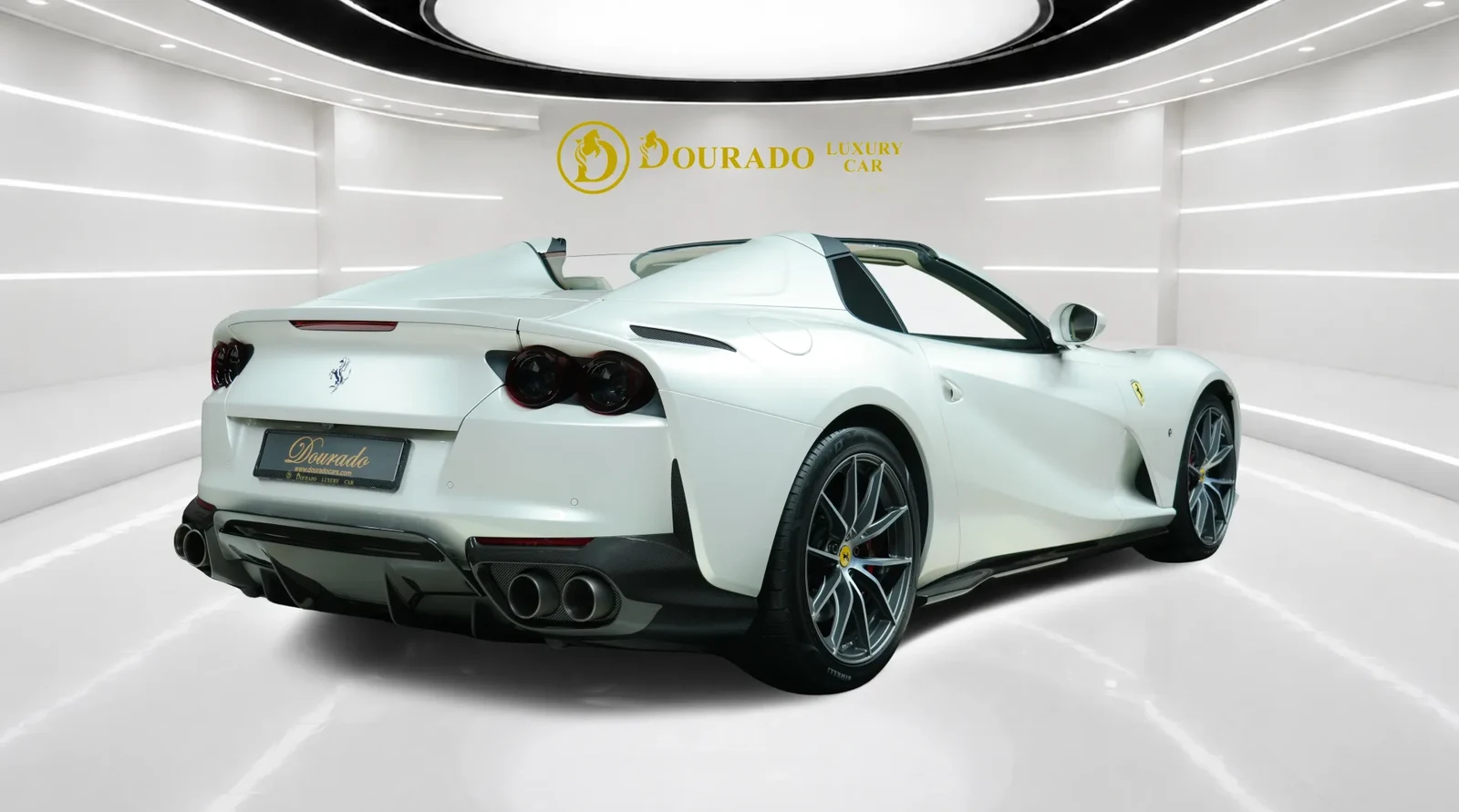 2022 Ferrari 812 GTS for sale, exterior, White (Bianco Italya)